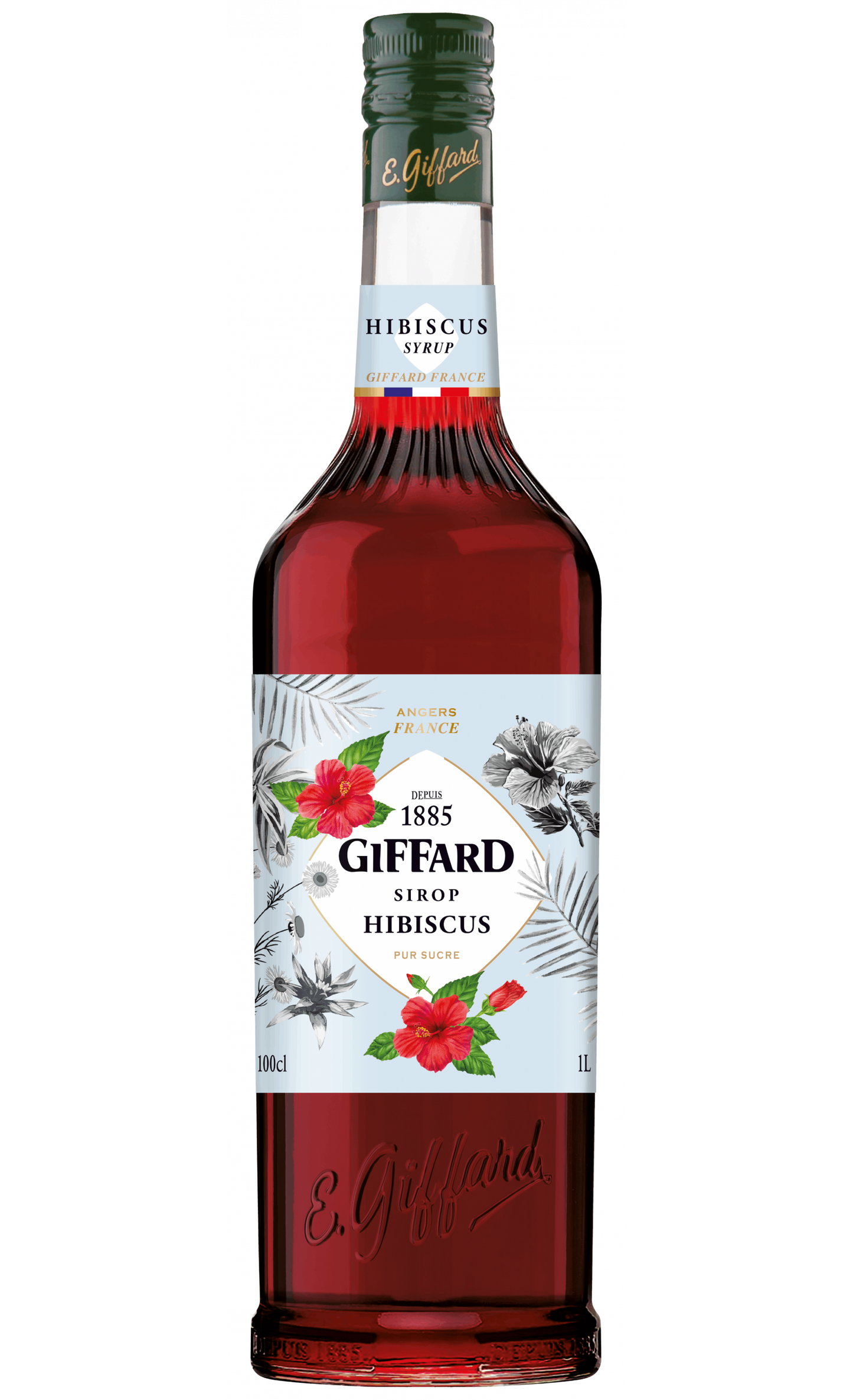 Giffard Hibiscus Syrup 1L