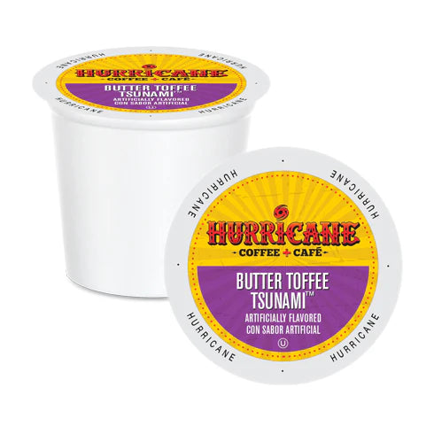 Hurricane Butter Toffee Tsunami Pods 24/box