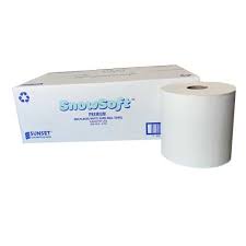 Snow Soft White 700' Roll Towel 6/case