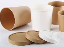 Deluxe Kraft + White Food Container Lids