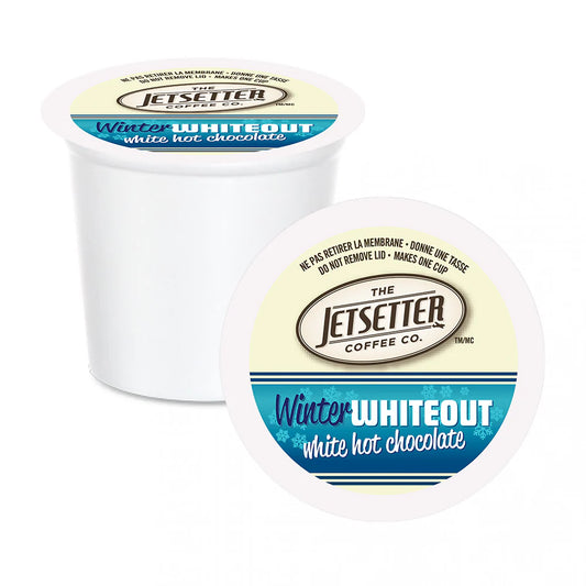 Jetsetter Winter Whiteout White Hot Chocolate  Pods 24/box