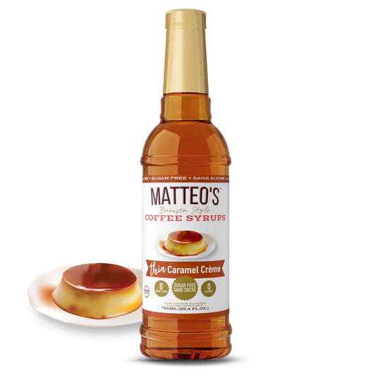 Matteo's Sugar Free Caramel Creme Syrup