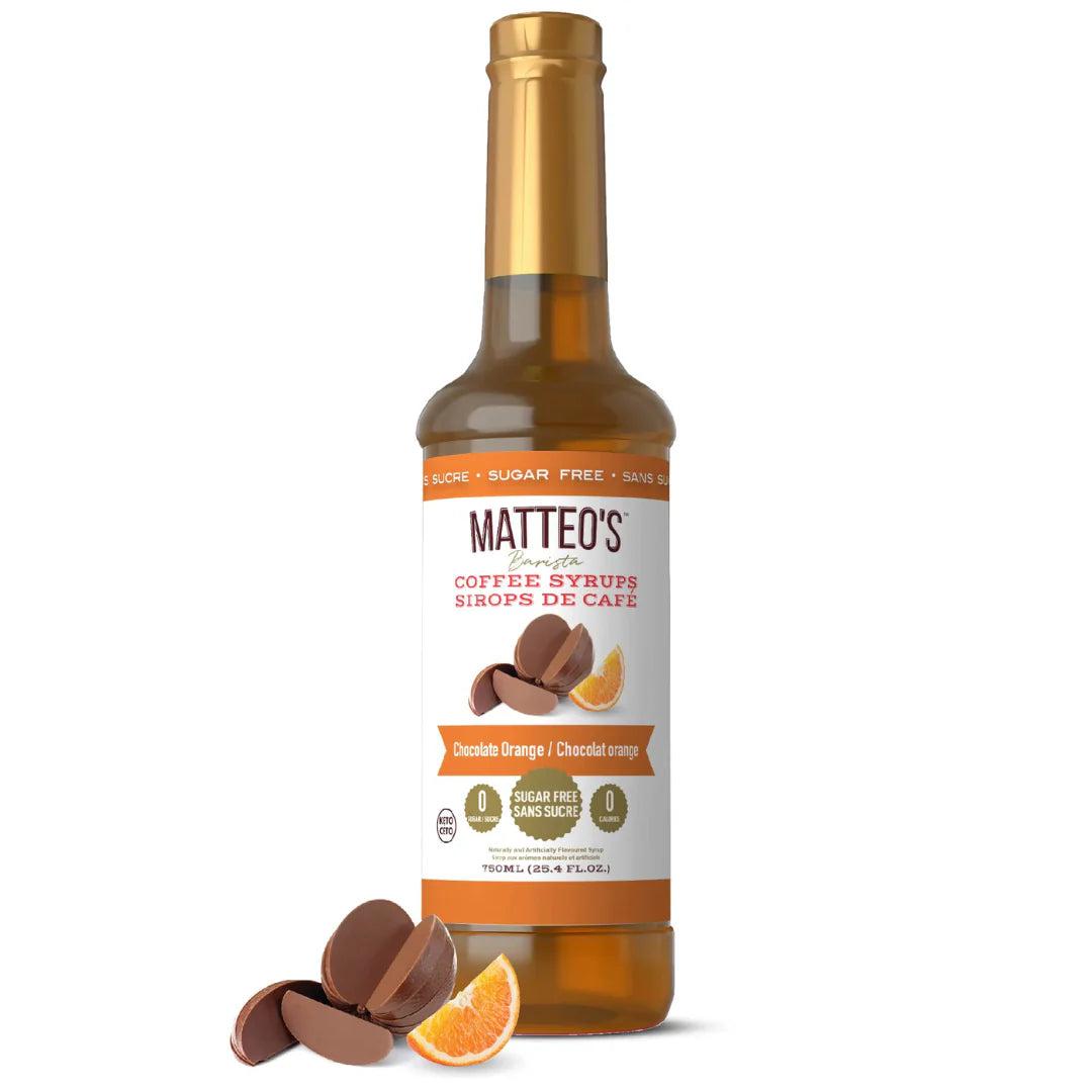 Matteo's Sugar Free Chocolate Orange Syrup
