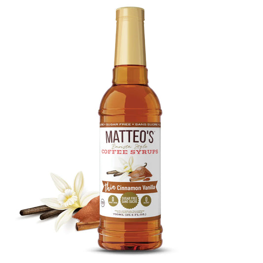 Matteo's Sugar Free Cinnamon Vanilla Syrup