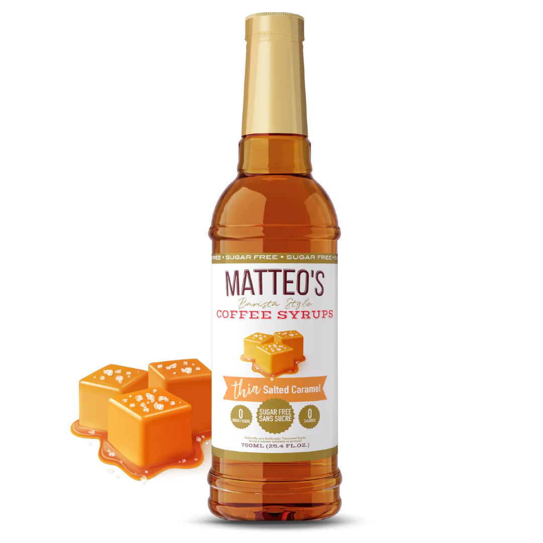 Matteo's Sugar Free Salted Caramel Syrup