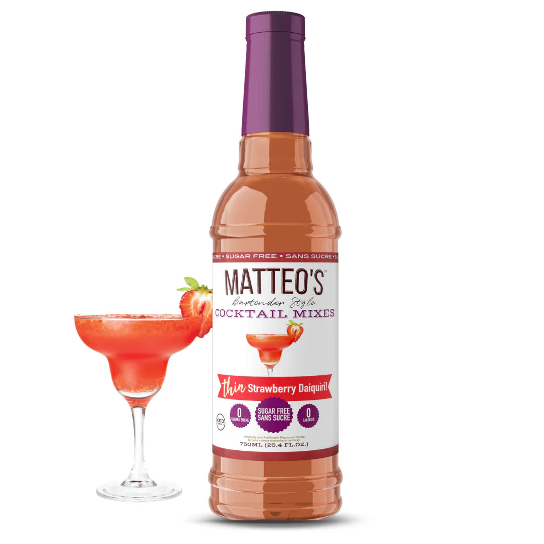 Matteo's Sugar Free Strawberry Daiquiri Syrup