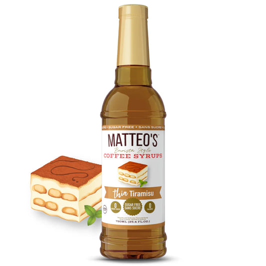Matteo's Sugar Free Tiramisu Syrup