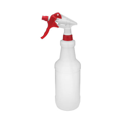 24oz Red Spray Bottle + Trigger Sprayer