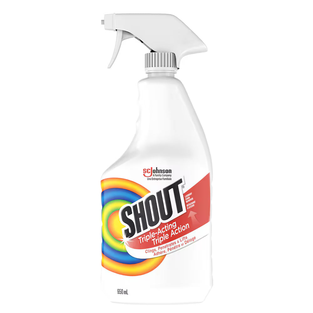 Shout Triple Action Laundry Stain Remover 650ml
