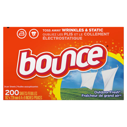 Bounce Outdoor Fresh Dryer Sheets 200/box