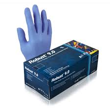 Robust 9 Blue Nitrile Gloves 100/box