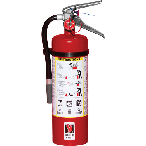 Strike First Fire Extinguisher, ABC, 5 lbs. Capacity