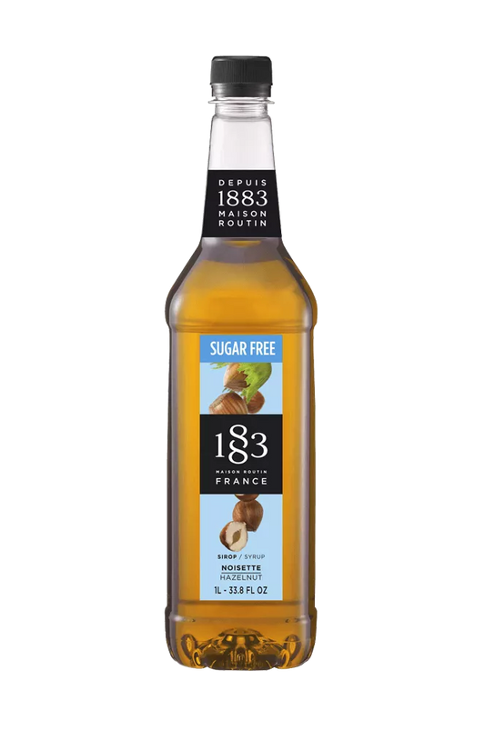 1883 Sugar Free Hazelnut Syrup 1L