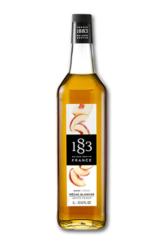 1883 White Peach Syrup 1L