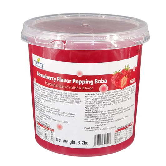 Strawberry Popping Boba