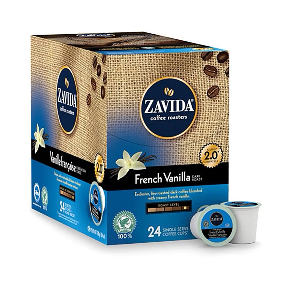 Zavida French Vanilla Pods 24/box